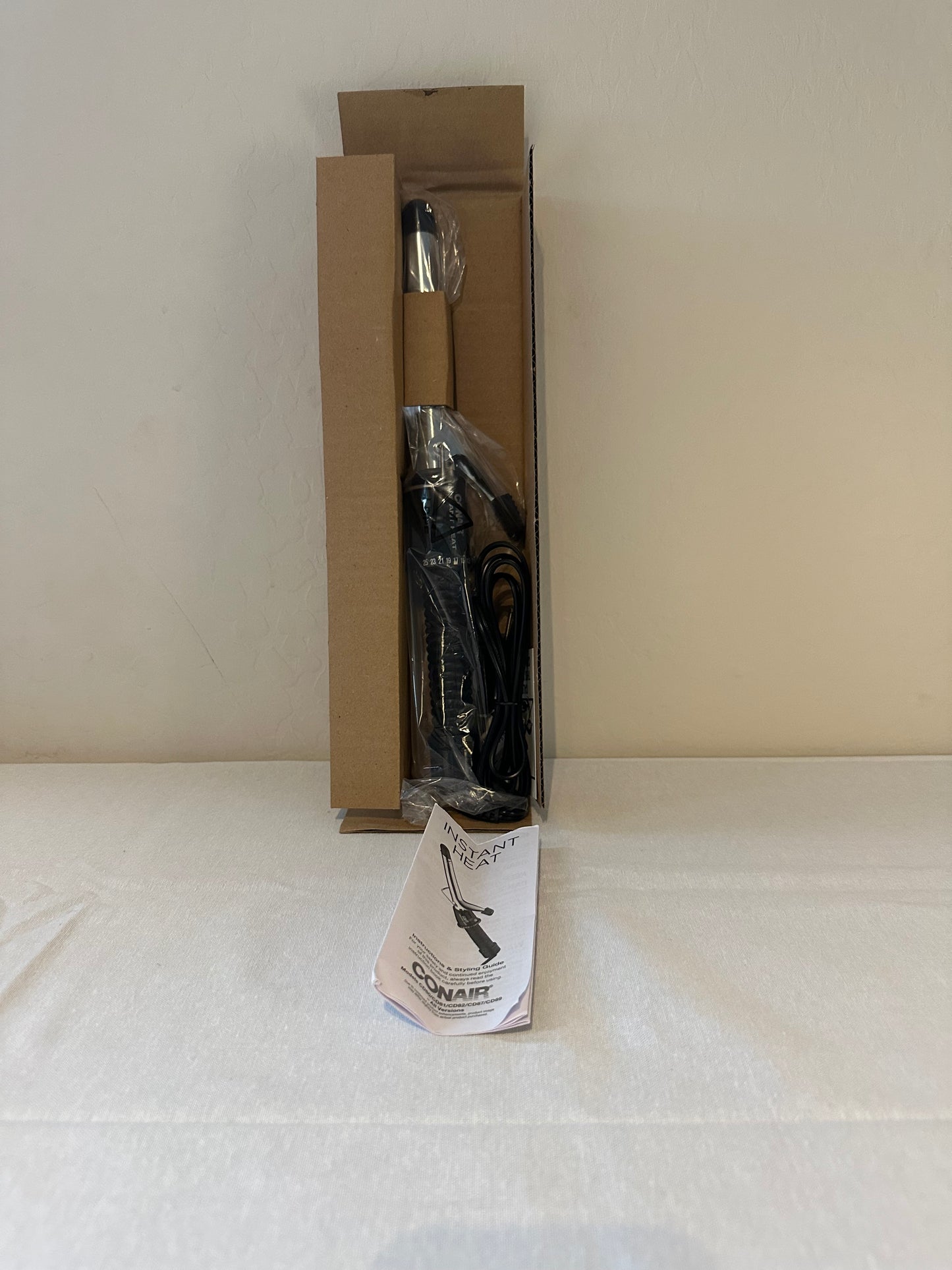 Conair® Instant Heat Curling Iron - Black/Silver