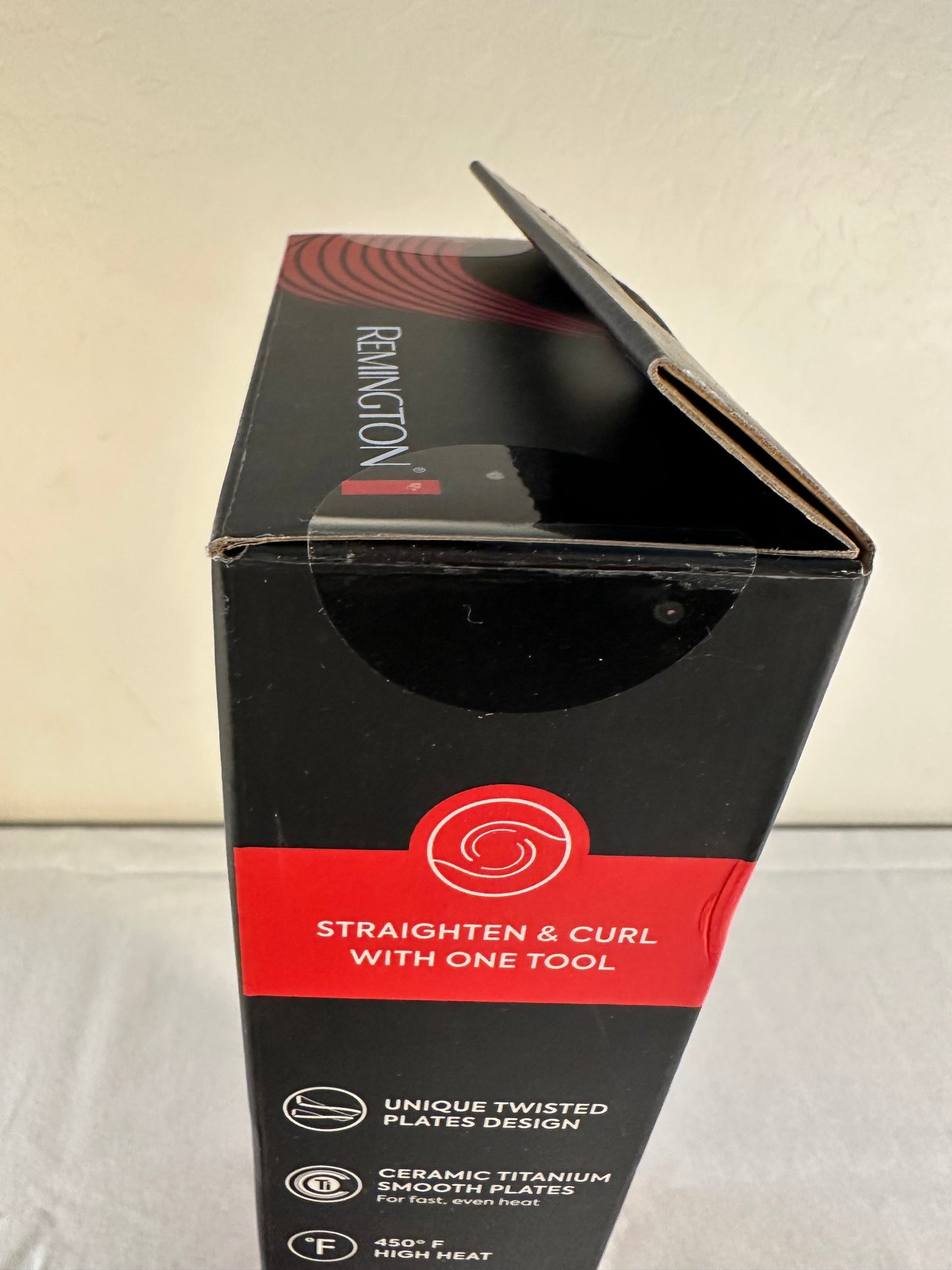 Remington Pro 1" Multi-Styler with Twist & Curl Technology, Straightener and Curling Iron in one tool, Color Care Protection, Champagne