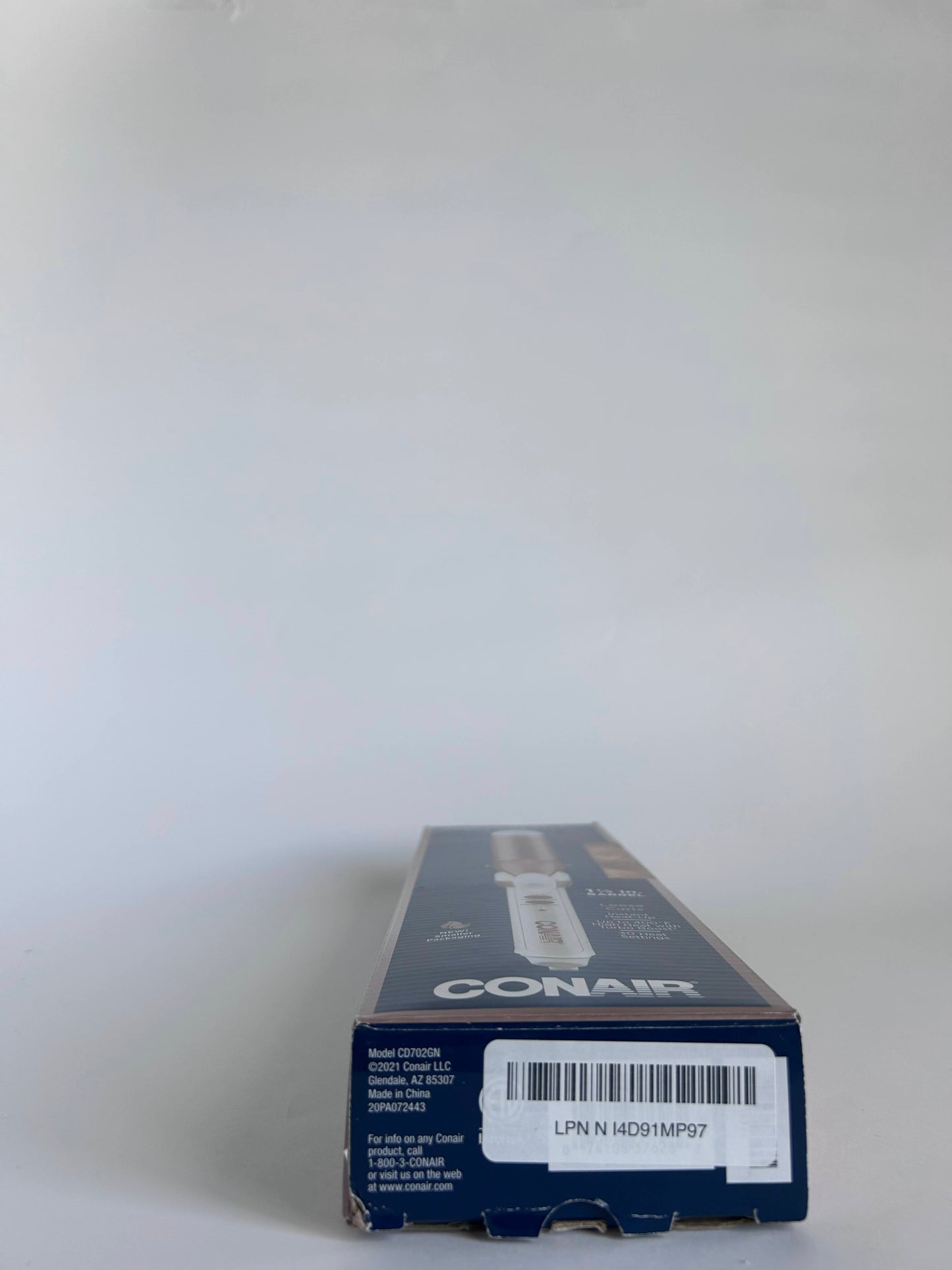 Conair Double Ceramic 1 1/4-Inch Curling Iron, 1 ¼ inch barrel produces loose curls, for use on medium and long hair
