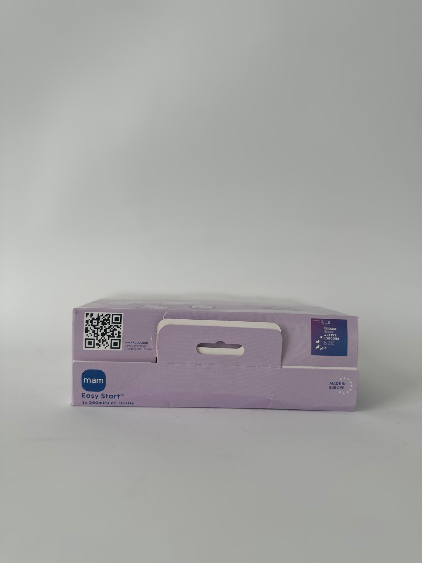 MAM Easy Start Anti-Colic Bottle, Baby Essentials, Medium Flow Bottles with Silicone Nipple, Unisex Baby Bottles, 9 oz (3-Count)