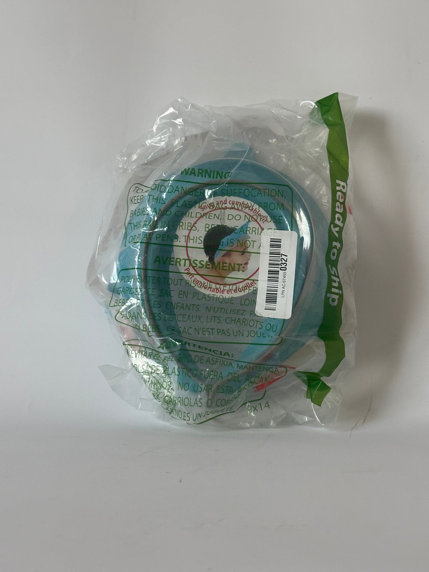 Skip Hop Baby Shower Cap Shield, Moby Bath Visor for Baby and Kids 9m +, Blue