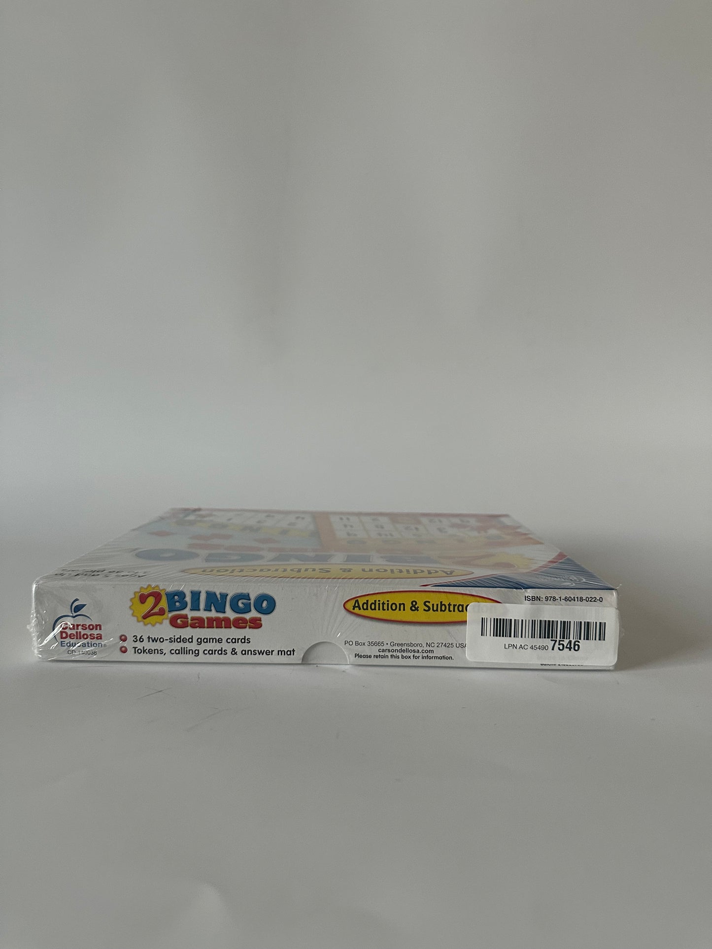 Carson Dellosa Addition and Subtraction Bingo Game for Kids