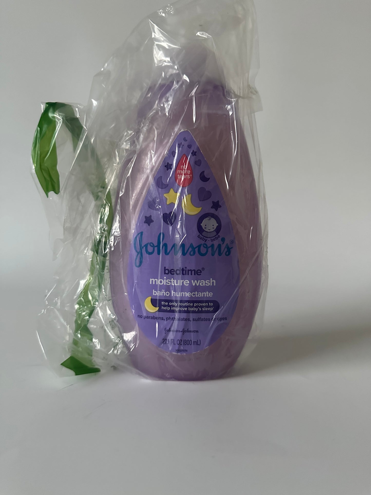 Johnson's Baby Tear-Free Bedtime Baby Moisture Wash with Soothing NaturalCalm Aromas, 27.1 fl. oz