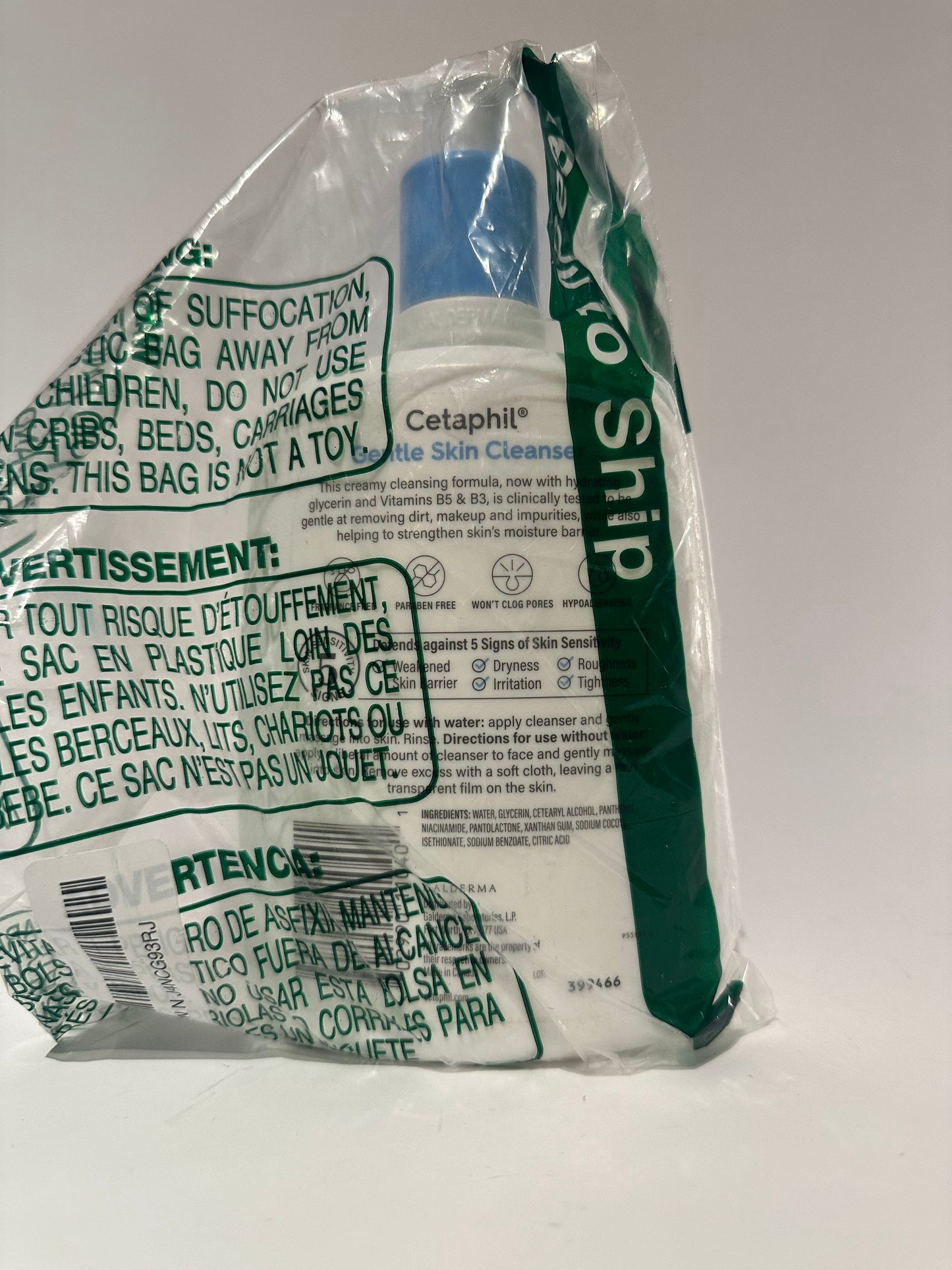 Cetaphil Face Wash, Hydrating Gentle Skin Cleanser for Dry to Normal Sensitive Skin, NEW 20 oz, Fragrance Free, Soap Free and Non-Foaming