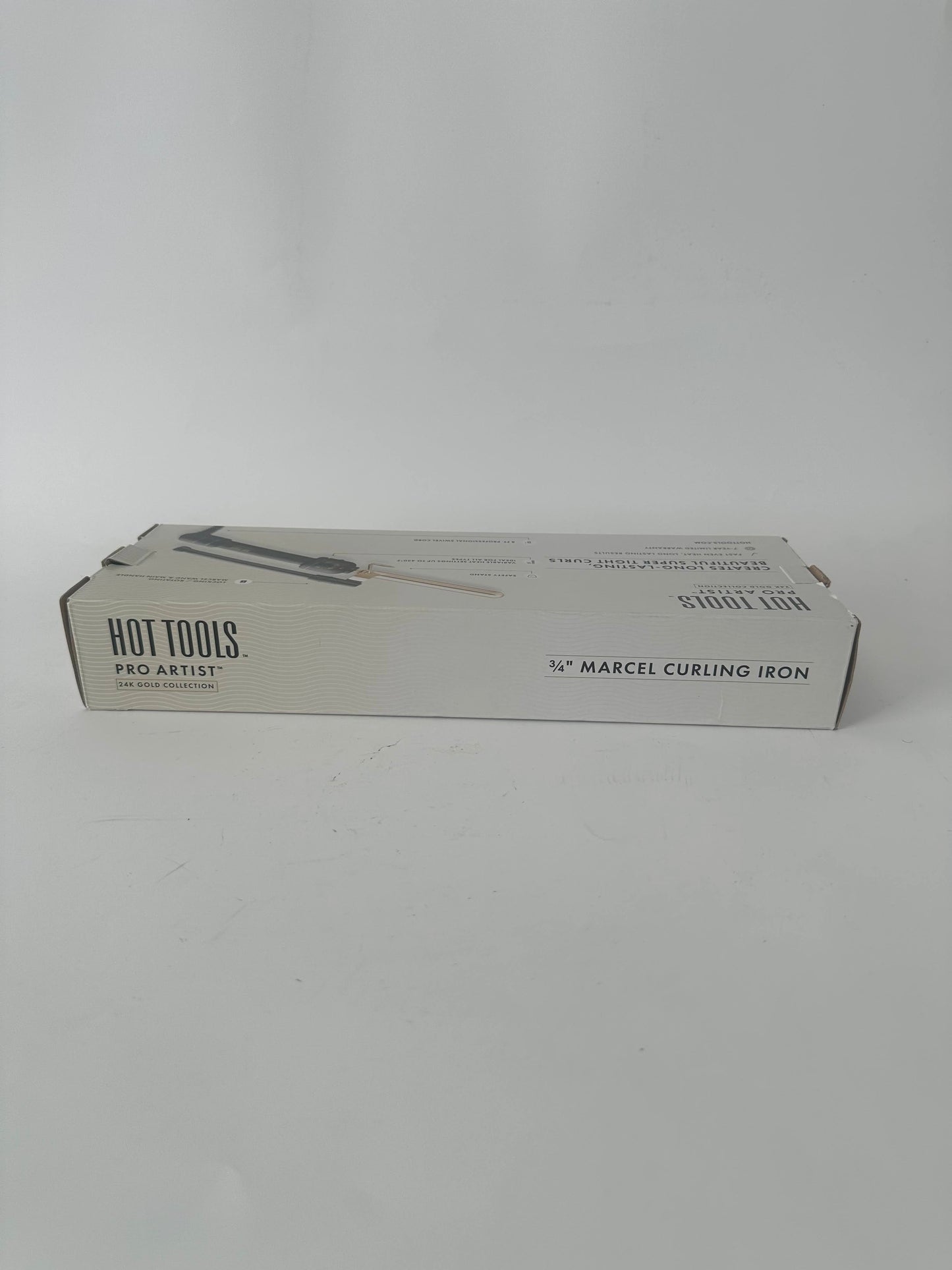 Hot Tools Pro Artist 24K Gold Marcel Iron | Long Lasting Curls, Waves (3/4 in)