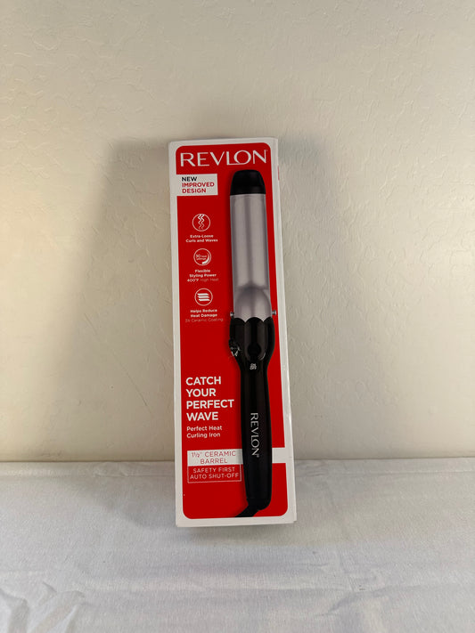 Revlon Perfect Heat Triple Ceramic Curling Iron | For Silky Smooth Loose Curls (1-1/2 in)