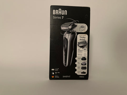 Braun Series 7 7032cs Flex Electric Razor for Men, Wet & Dry, Electric Razor, Rechargeable.