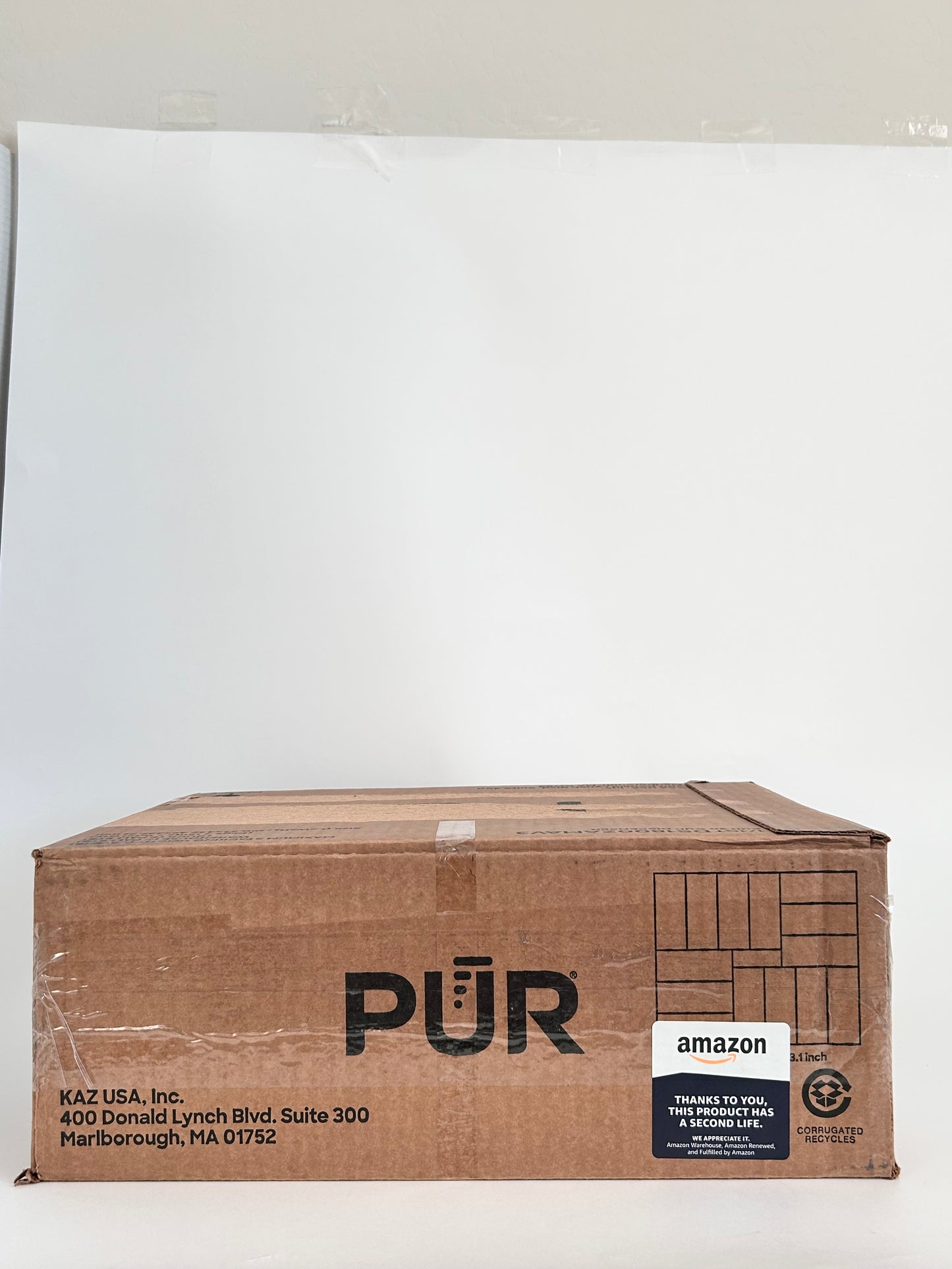 PUR 30-Cup Water Filter Dispenser with 1 Genuine PUR Filter, Large 30-Cup Capacity, 2-in-1 Powerful, Faster Filtration, Lasts 2 Months or 40 Gallons, Dishwasher Safe, White/Blue (DS1800Z)