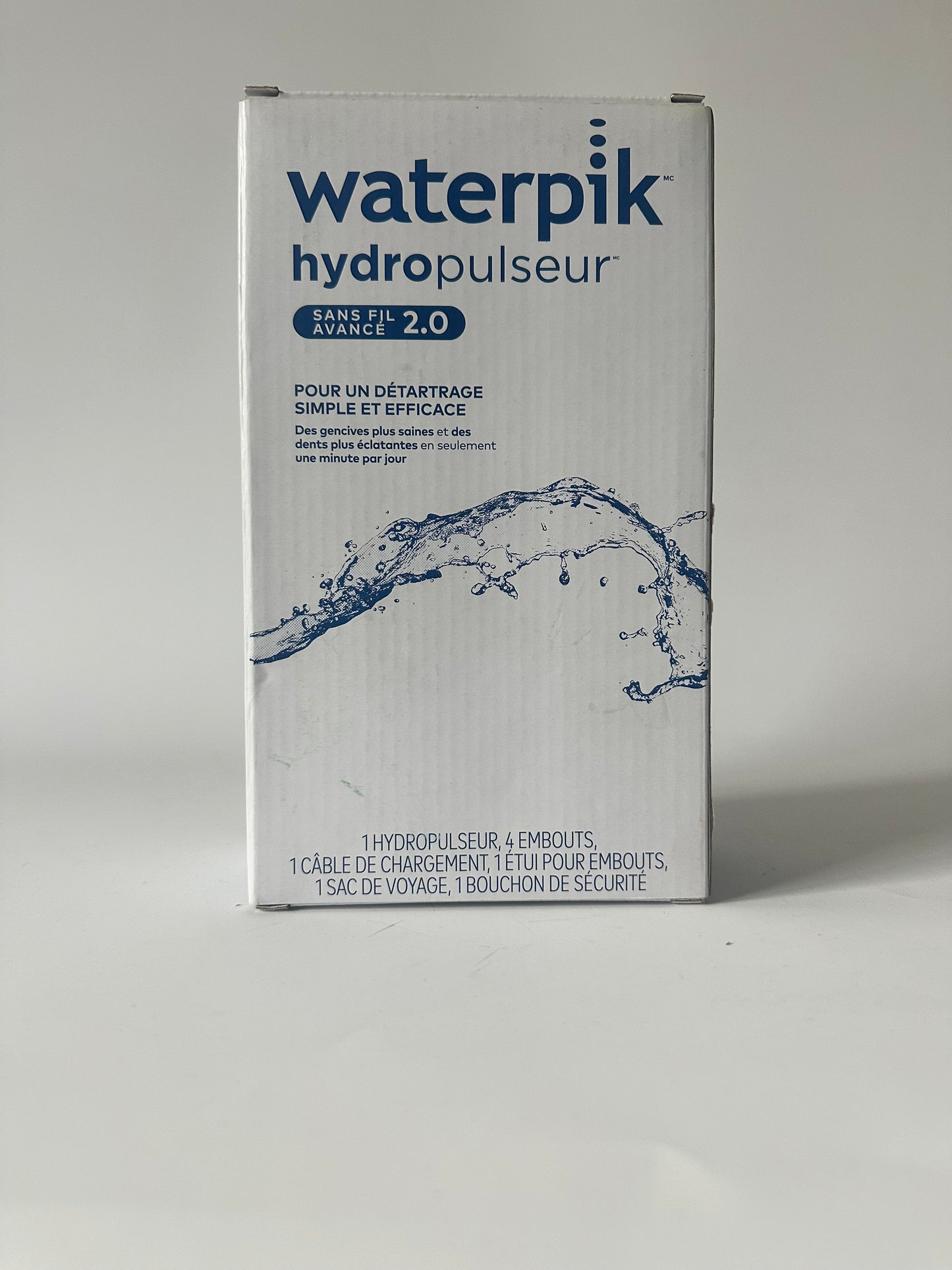 Waterpik Cordless Advanced 2.0 Water Flosser For Teeth, Gums, Braces, Dental Care. 4 Tips, ADA Accepted, Black