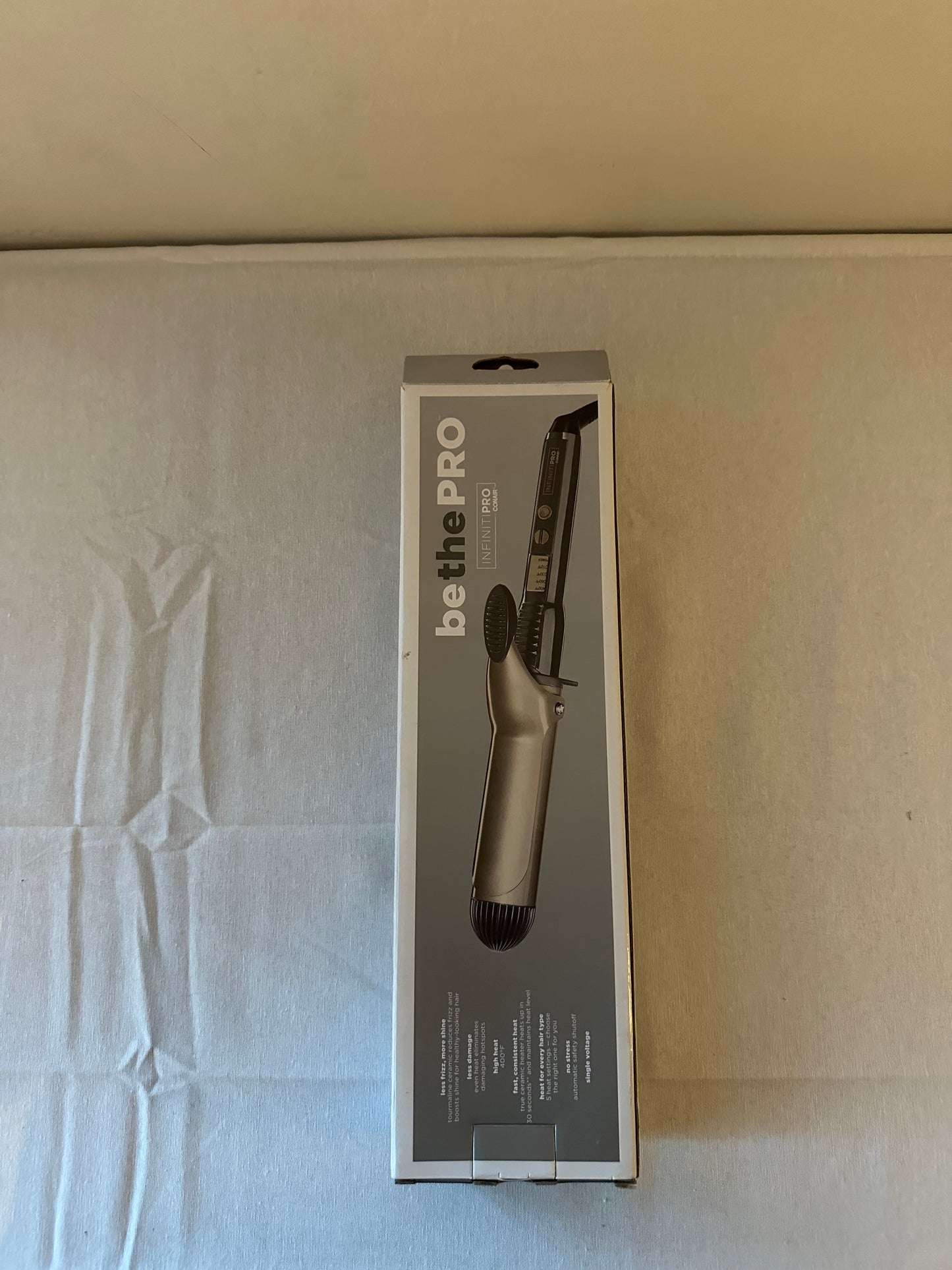 CONAIR INFINITIPRO Tourmaline 1 1/2-Inch Ceramic Curling Iron, 1 ½ inch barrel produces soft waves – for use on medium and long hair