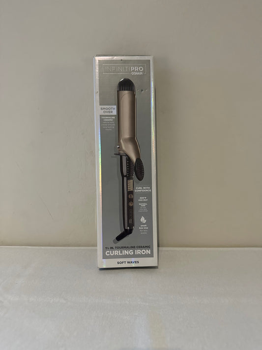 CONAIR INFINITIPRO Tourmaline 1 1/2-Inch Ceramic Curling Iron, 1 ½ inch barrel produces soft waves – for use on medium and long hair