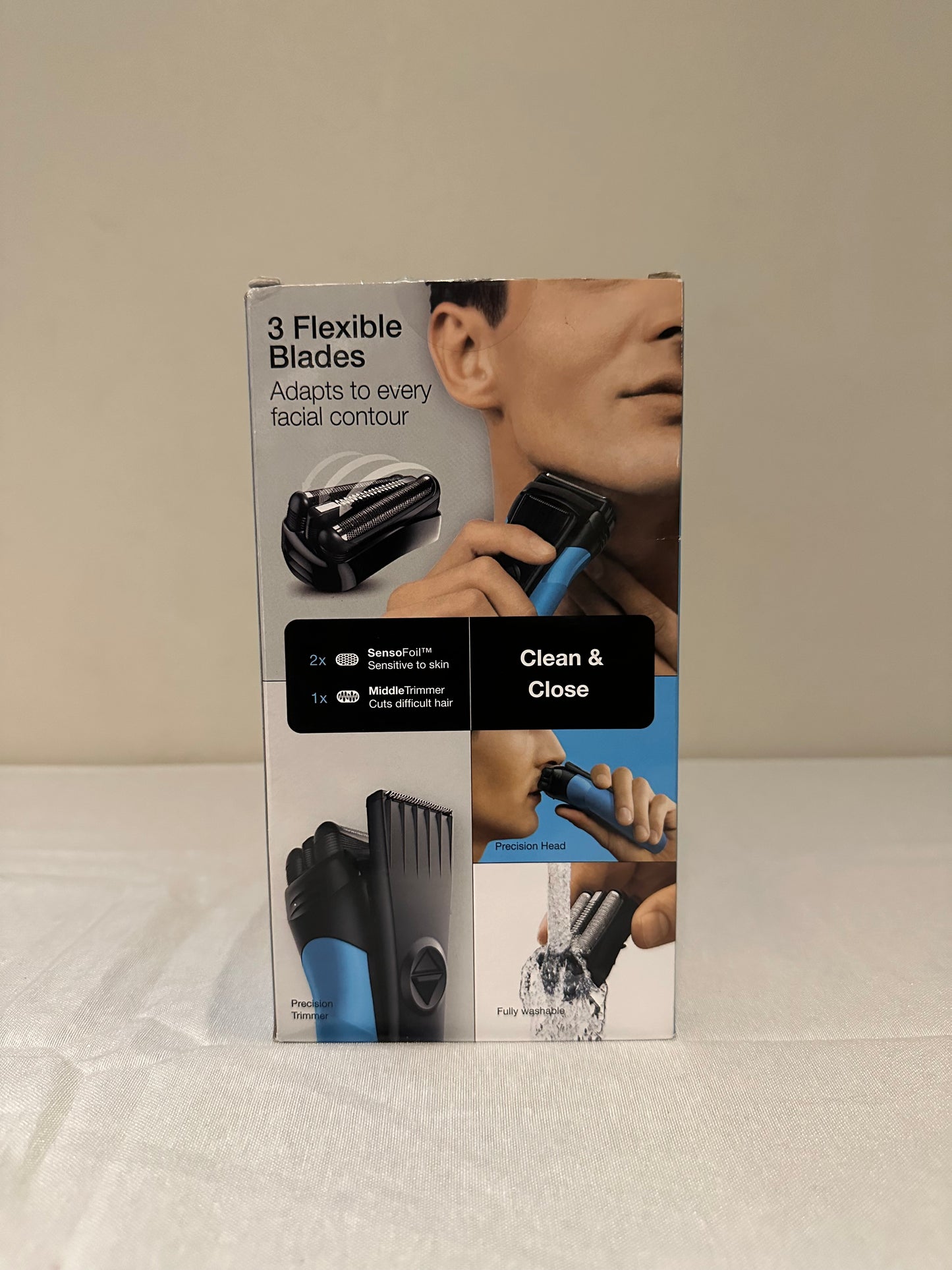 Braun Electric Razor for Men, Series 3 310s Electric Foil Shaver, Rechargeable, Wet & Dry