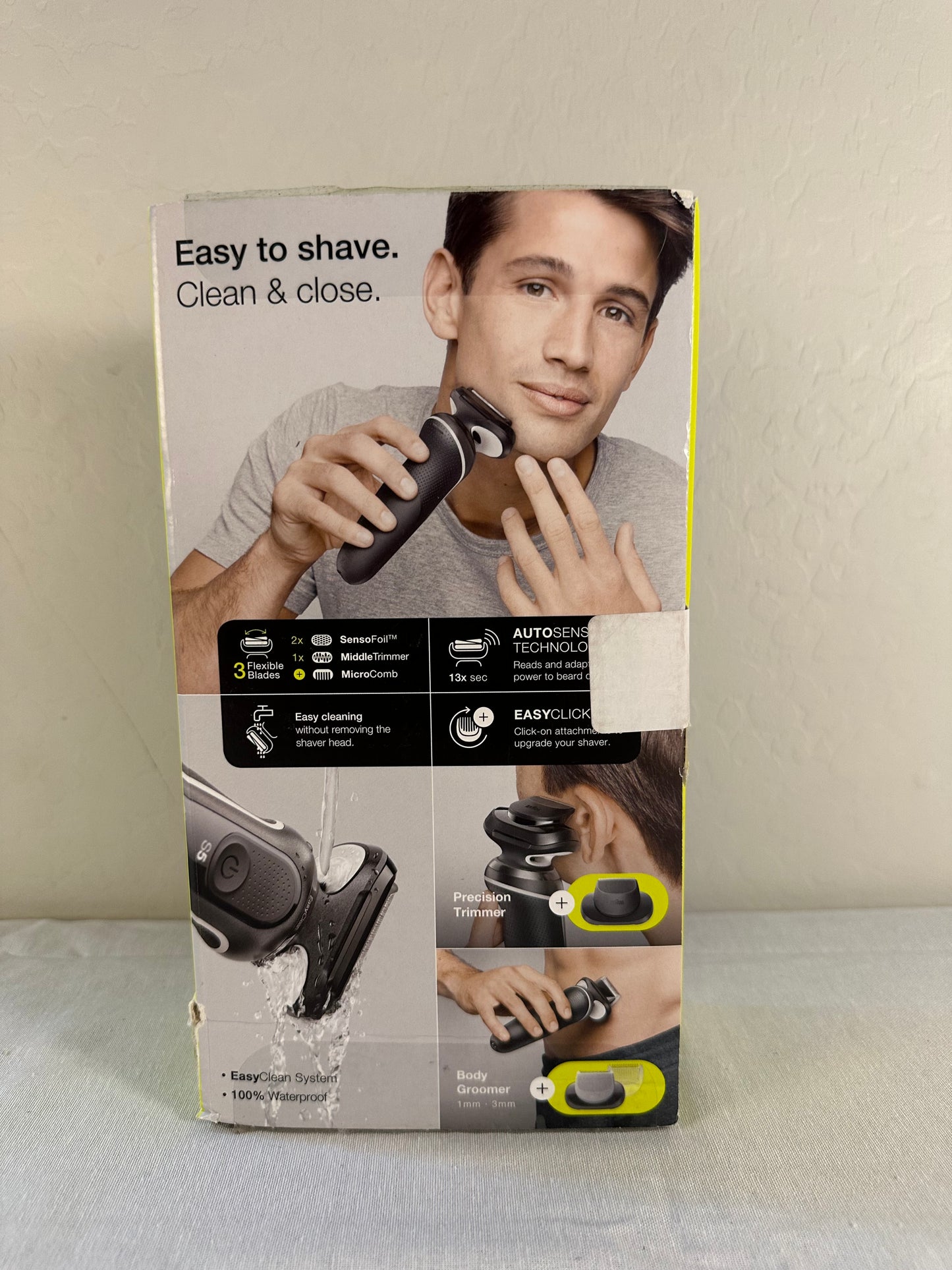 Braun Series 5 5020 Electric Razor for Men Foil Shaver with Beard Trimmer, Rechargeable, Wet & Dry with EasyClean, 5 Piece Set