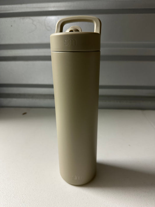 Simple Modern Water Bottle with Straw lid | Insulated Stainless Steel Thermos | Reusable Travel Water Bottles for Gym & Sports | Leak Proof & BPA Free | 24oz, Almond Birch