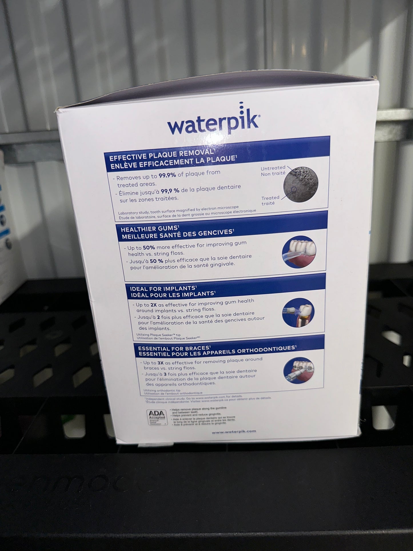 Waterpik ION Professional Water Flosser, Rechargeable and Portable for Teeth, Gums, Braces, 10 Settings, 7 Flossing Tips For Multiple Users And Needs, ADA Accepted, WF-12 Black, Packaging May Vary