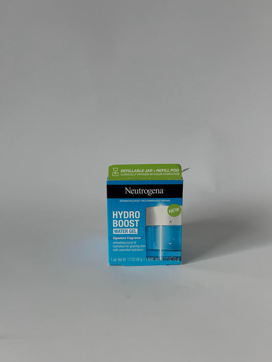Neutrogena Hydro Boost Water Gel Face Moisturizer Starter Kit, includes Refillable Jar + Refill Pod, with Hyaluronic Acid for a Burst of Hydration & Dewy Skin, 1.7 oz Each