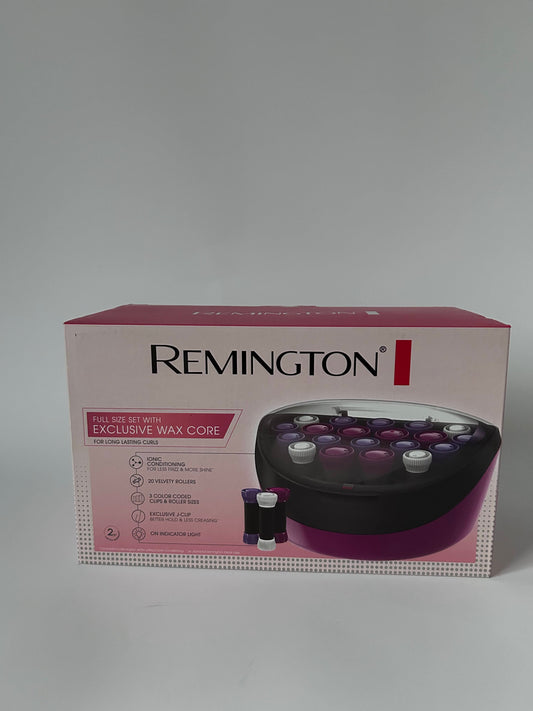 Remington Ionic Conditioning Hair Setter, 20 Velvet Hair Rollers, Blowout Style Hair Curlers