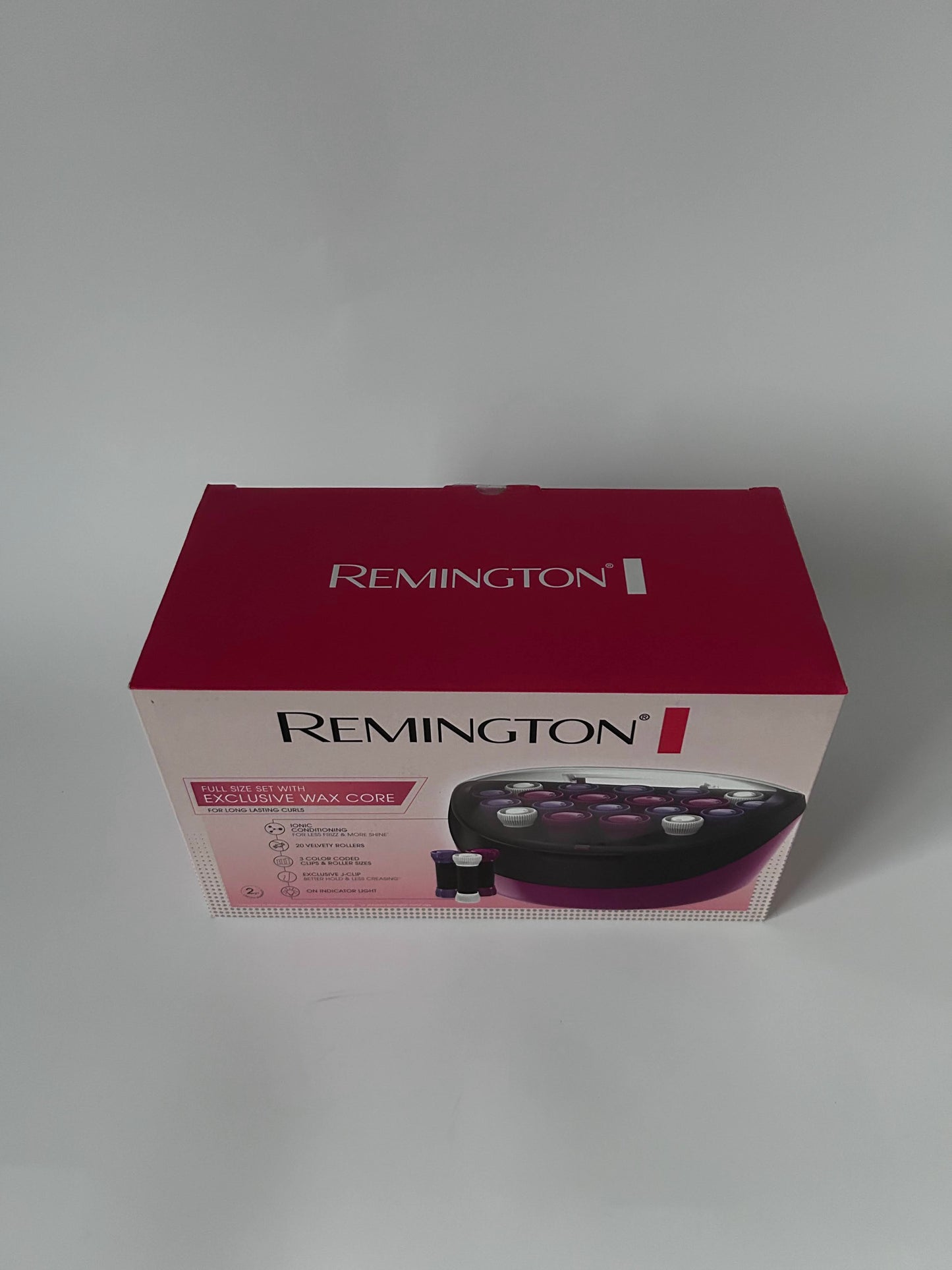 Remington Ionic Conditioning Hair Setter, 20 Velvet Hair Rollers, Blowout Style Hair Curlers