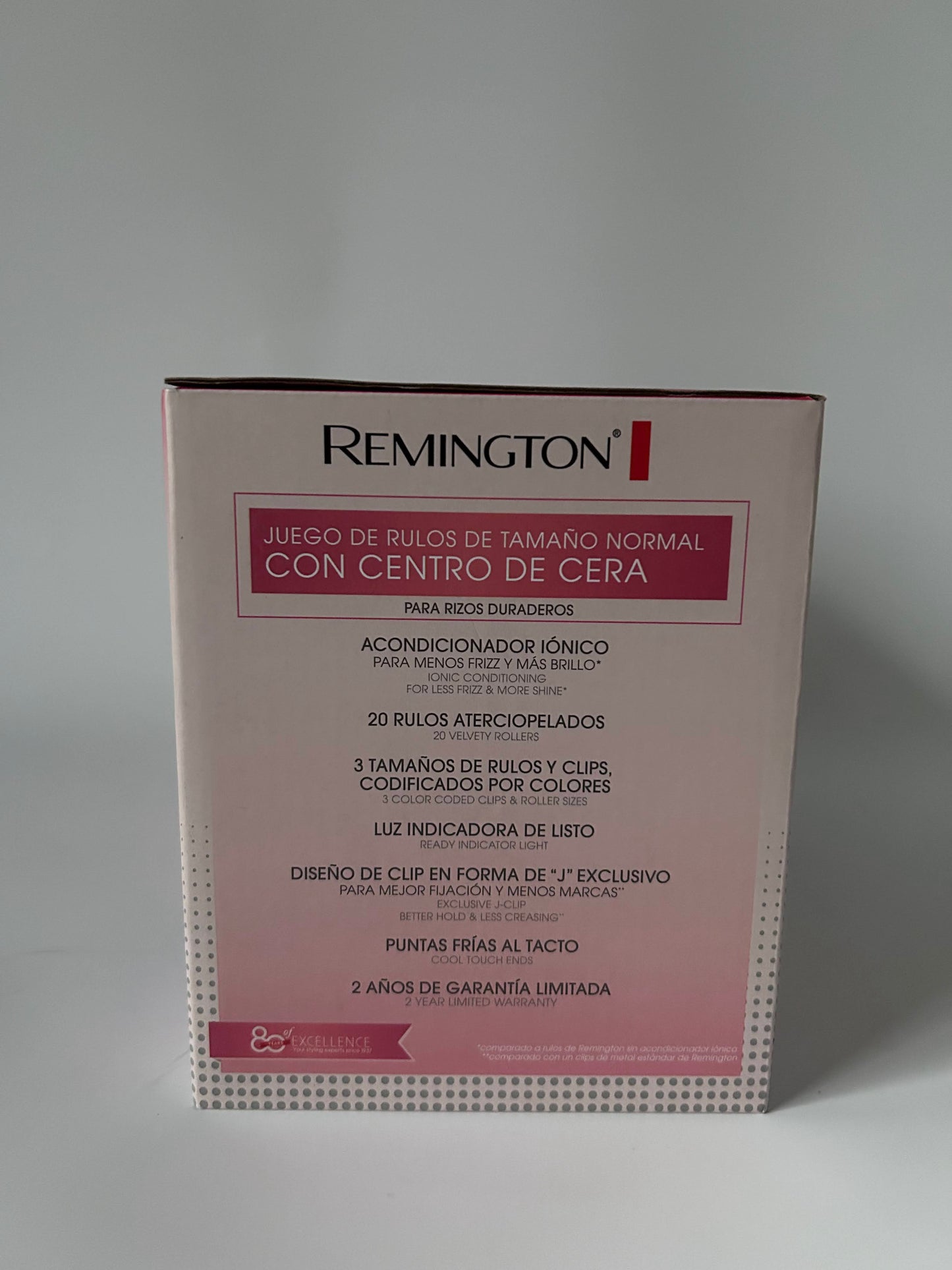 Remington Ionic Conditioning Hair Setter, 20 Velvet Hair Rollers, Blowout Style Hair Curlers