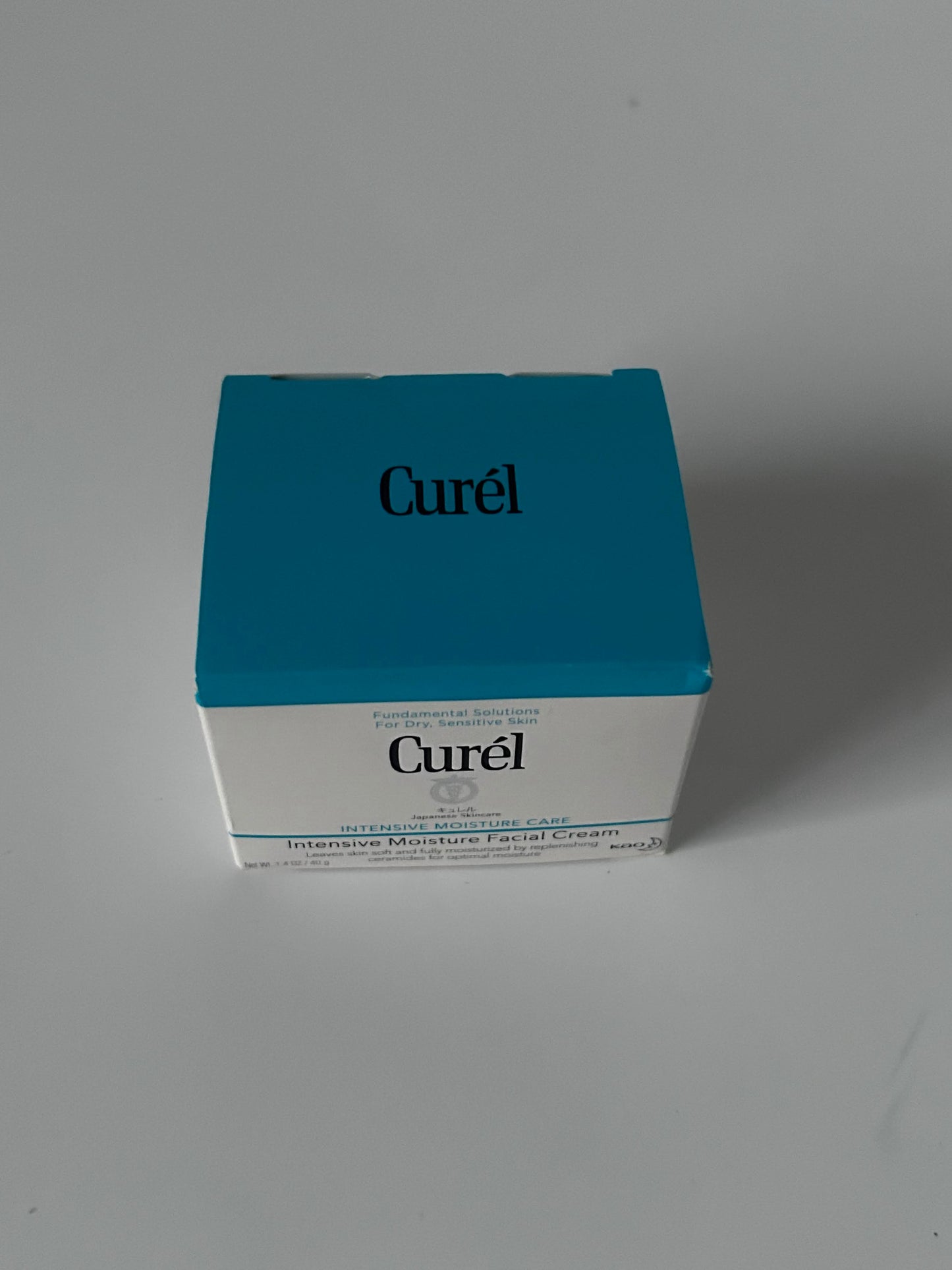 Curel Japanese Skin Care Intensive Face Moisturizer Cream, Face Lotion for Dry to Very Dry Sensitive Skin, For Women and Men, Anti-Aging Fragrance-Free Anti-Wrinkle, 1.4 oz