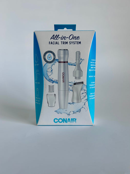 Conair All-In-1 Facial Hair Removal for Women, Cordless Electric Trimmer