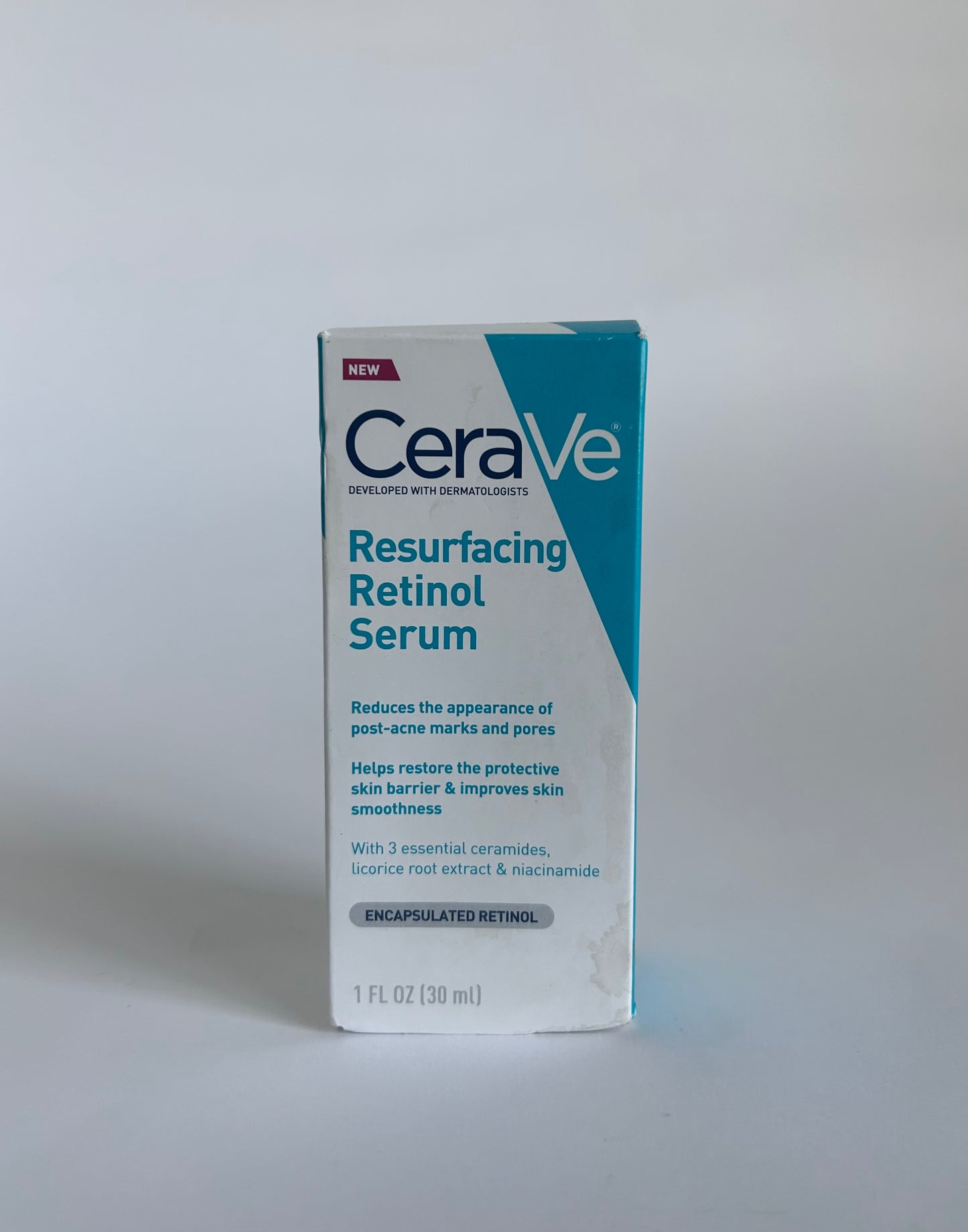 CeraVe Resurfacing Retinol Serum For Post Acne Marks, 1 oz
