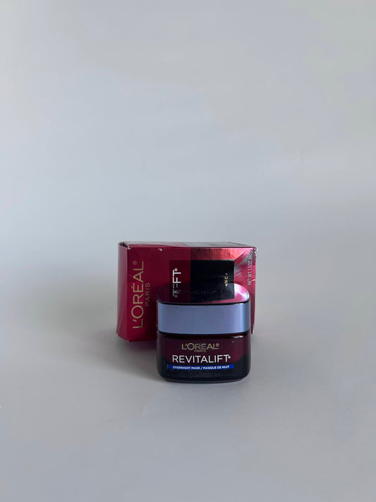 L'Oreal Paris Revitalift Triple Power Anti-Aging Overnight Mask, Pro Retinol, Hyaluronic Acid & Vitamin C, Reduce Wrinkles 1.7 Oz