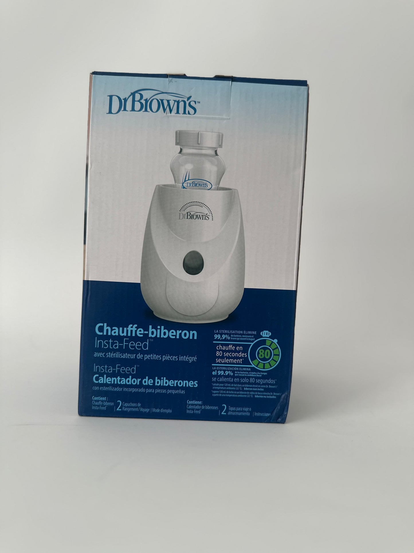 Dr. Brown's Insta-Feed Baby Bottle Warmer and Sterilizer for Baby Bottles and Baby Food Jars