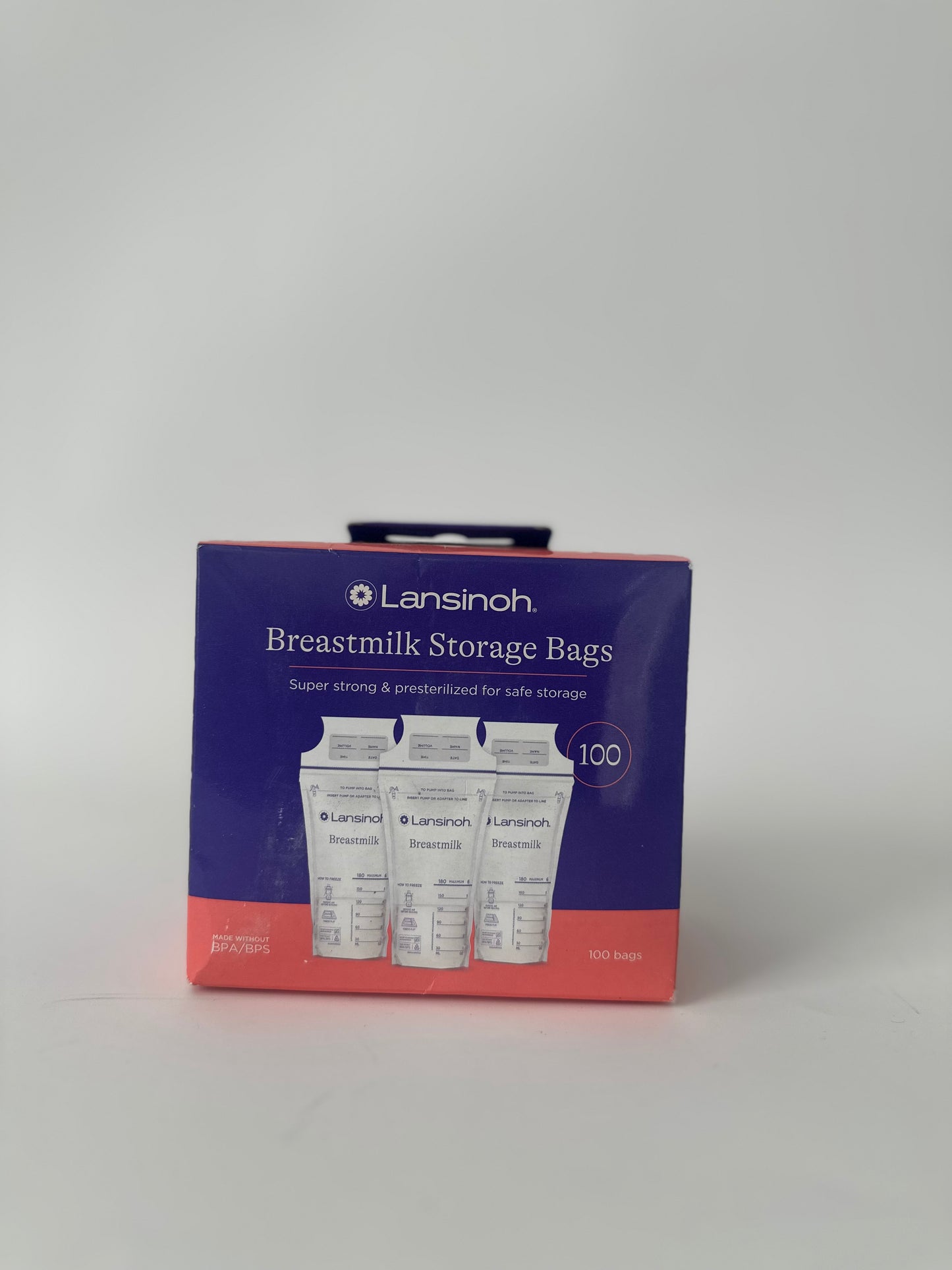Lansinoh Breastmilk Storage Bags, 6 Oz, 100 Count