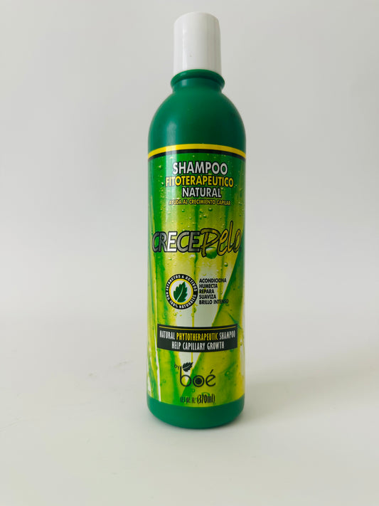 Boe Coesmtics Crece Pelo Shampoo Fitoterapeutico Natural Shampoo, 13.2 Fluid Ounce