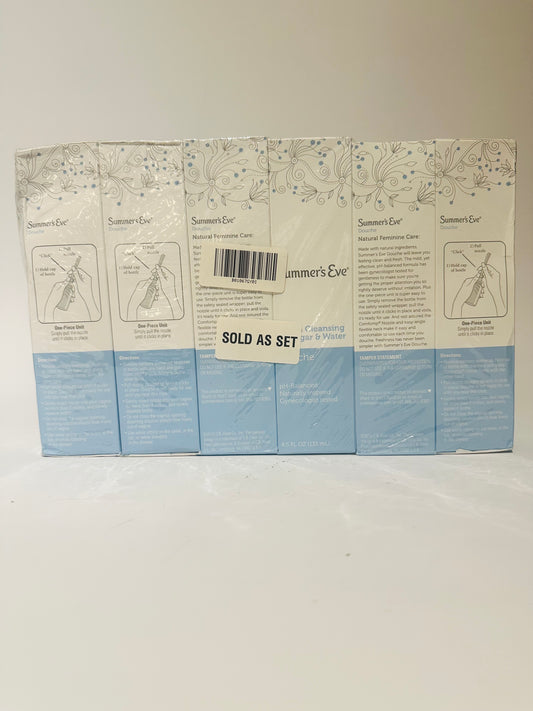 Summer's Eve Extra Cleansing Douche Vinegar & Water, Feminine Wash. PH Balanced, Naturally Inspired, Gynecologist Tested (Pack of 6 Bottles, 4.5oz Each Bottle)
