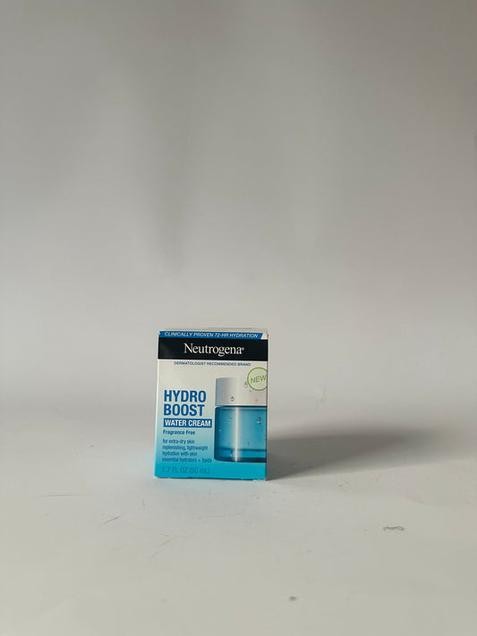 Neutrogena Hydro Boost Skincare Bundle, Hydro Boost Fragrance Free Water Cream Face Moisturizer, 1.7 oz, & Trial Size Hydro Boost Fragrance Free Hydrating Gel Facial Cleanser, 0.5 fl. oz, 2 Pack