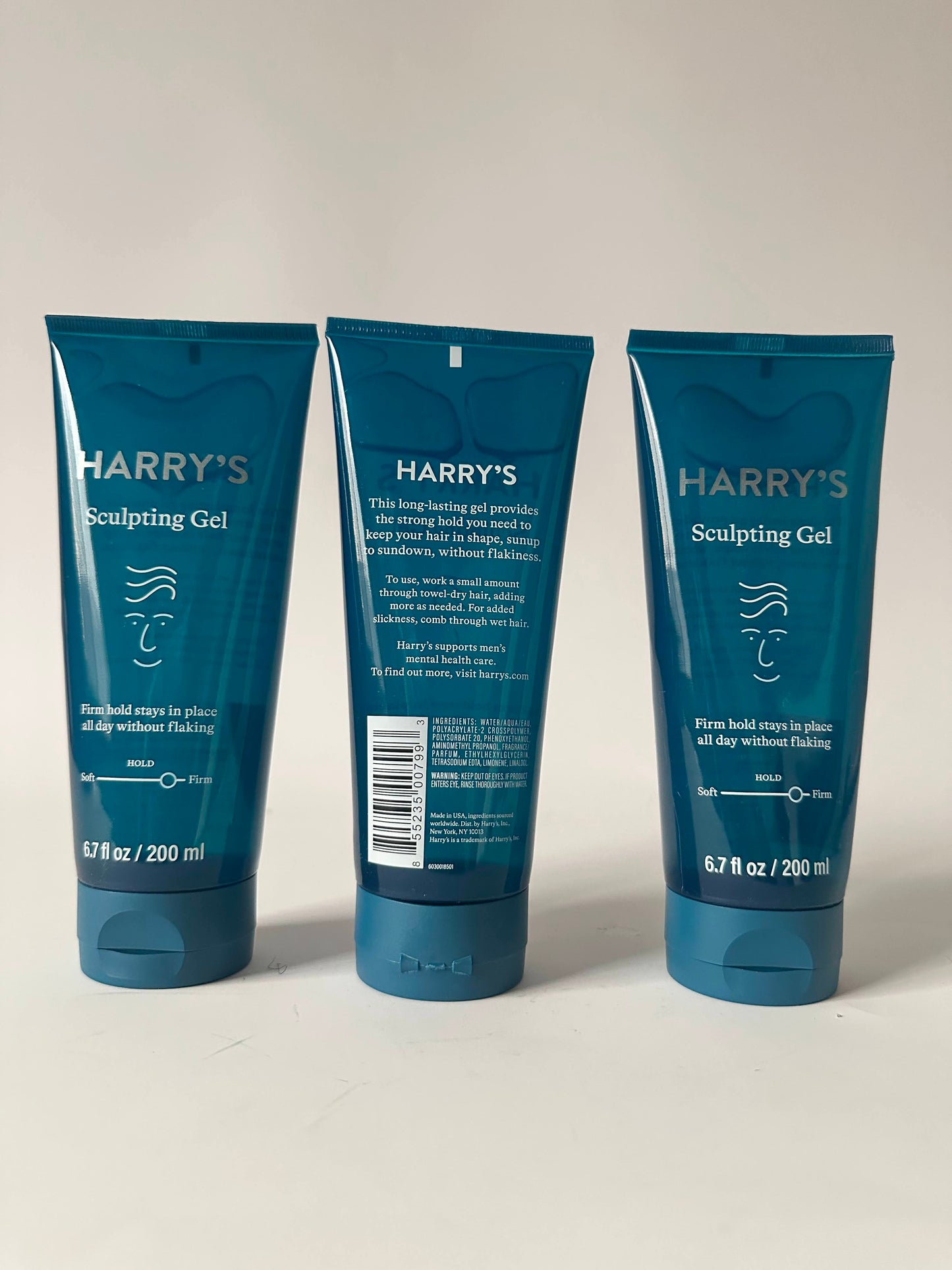 Harry's Hair Taming Cream | Lightweight & Natural Finish | 5.1 Fl Oz, (Pack of 3)
