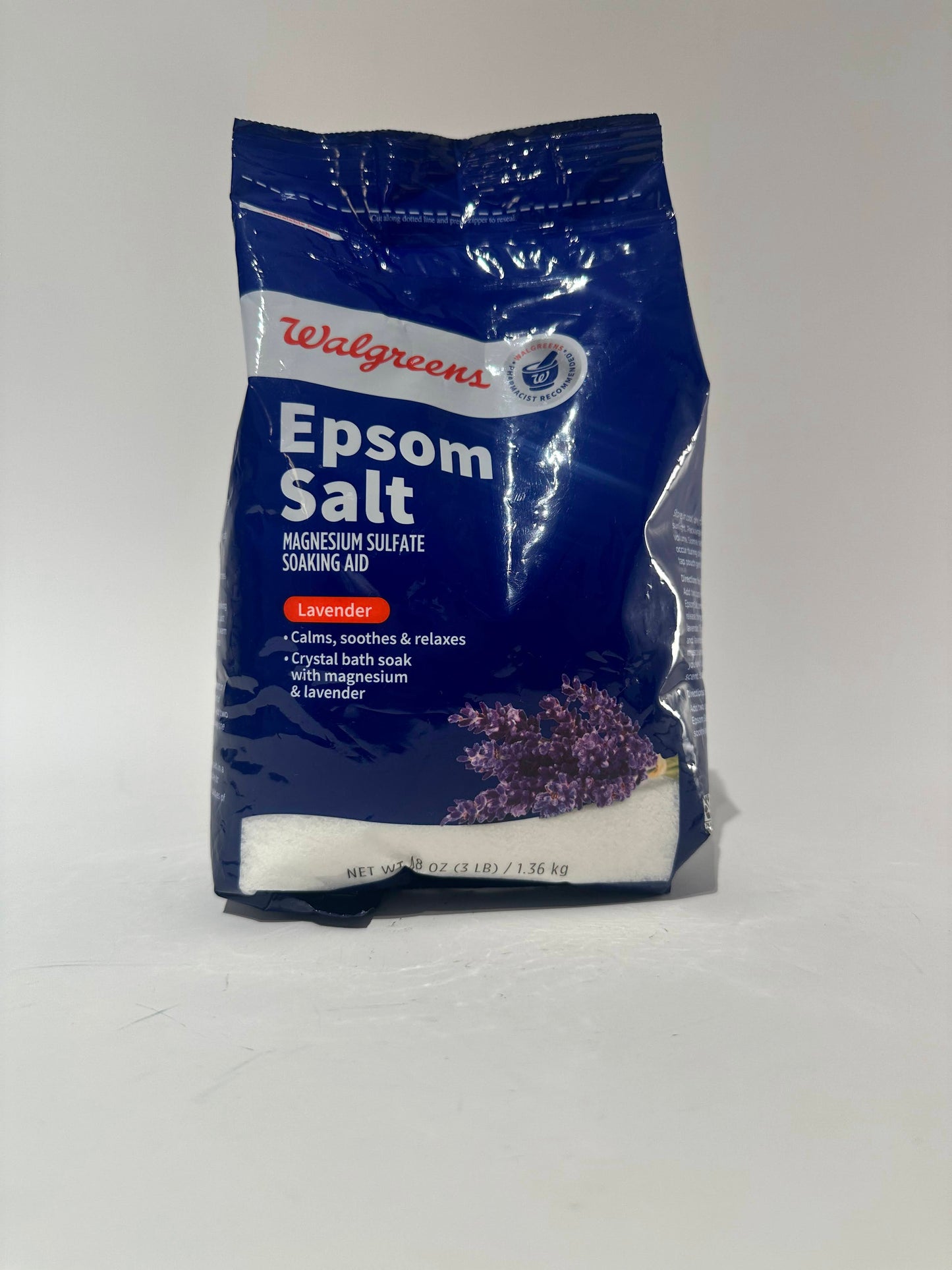 Walgreens Epsom Salt, Lavender, 48 oz