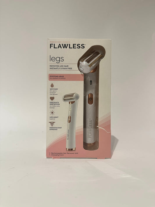 Finishing Touch Flawless Legs, Electric Razor for Women, Pivoting Head Leg Hair Remover with LED Light for Instant and Painless Leg Hair Removal