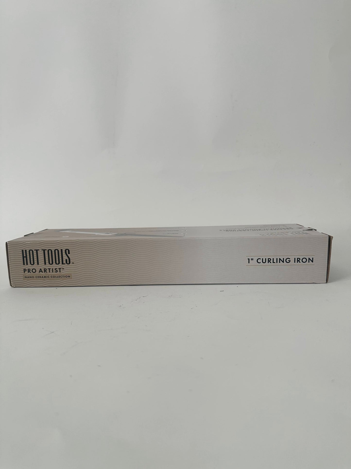 HOT TOOLS Pro Artist Nano Ceramic Curling Iron/Wand | For Smooth, Shiny Hair (1 in) Black/White