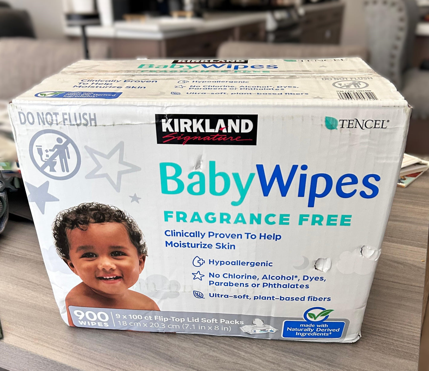 Costco Kirkland Baby Wipes 900 count