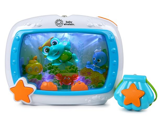 Baby Einstein Sea Dreams Soother Musical Crib Toy and Sound Machine, Newborn and up